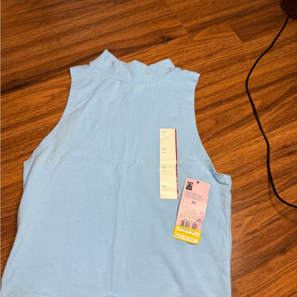 Target Light Blue Sleeveless Tank Top